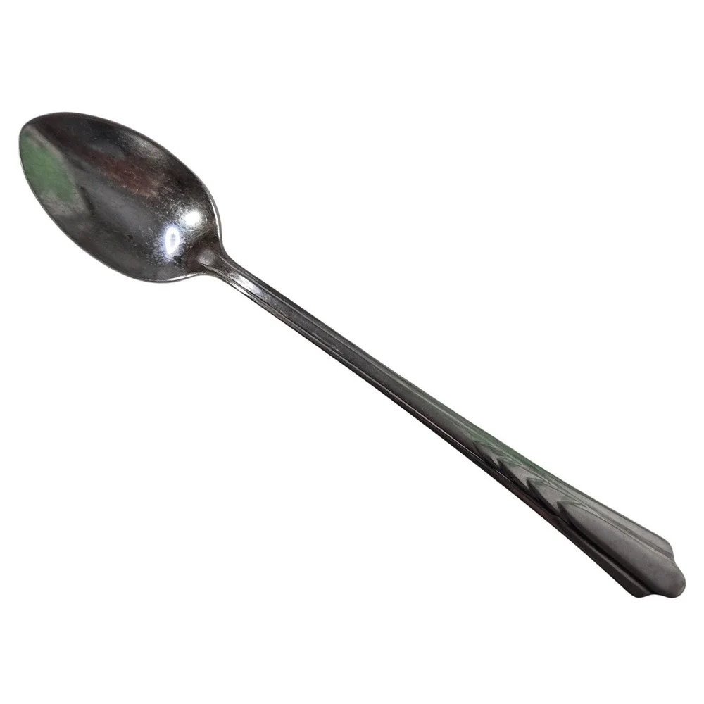 Vintage Ekco Iced Tea Spoon Chevron‎ EKS7 Stainless USA 7.5